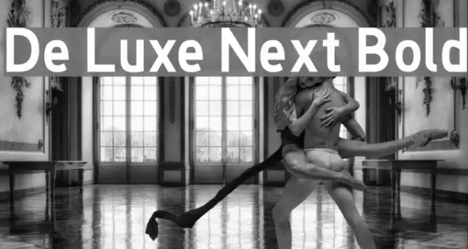 De Luxe Next Bold Font examples