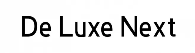 De Luxe Next  Fuentes Gratis Descargar