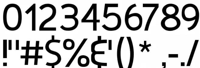 De Luxe Font OTHER CHARS