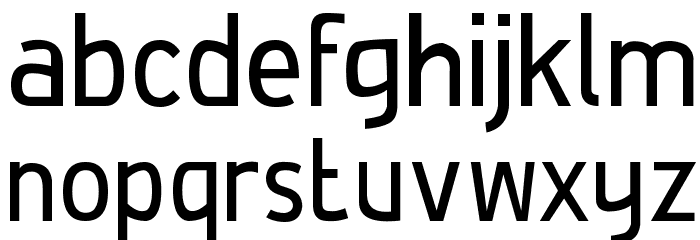 De Luxe Font LOWERCASE