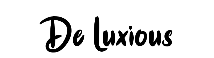 De Luxious  フリーフォントのダウンロード
