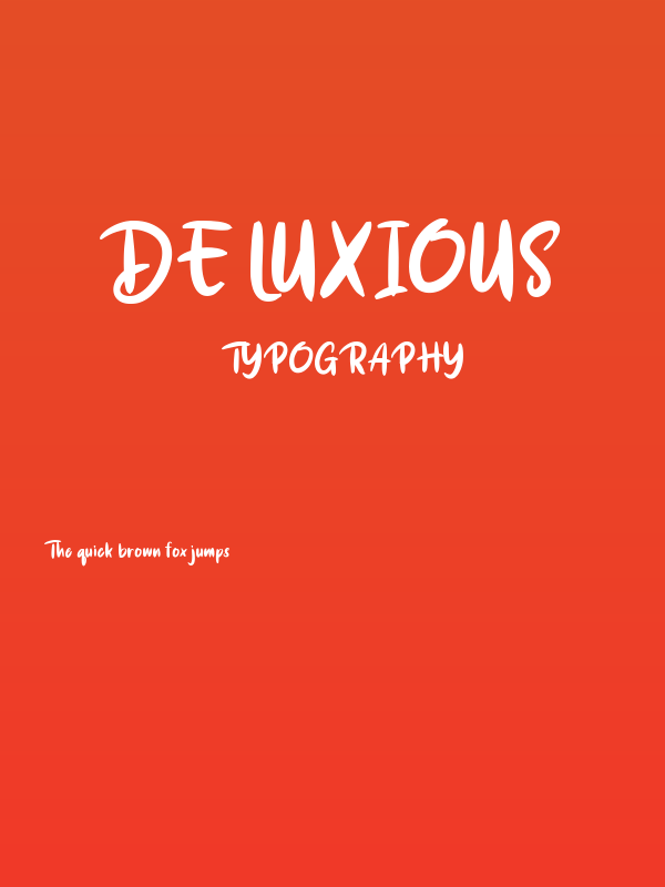 De Luxious Poster