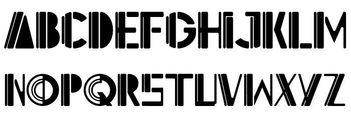 De Oranje Font LOWERCASE
