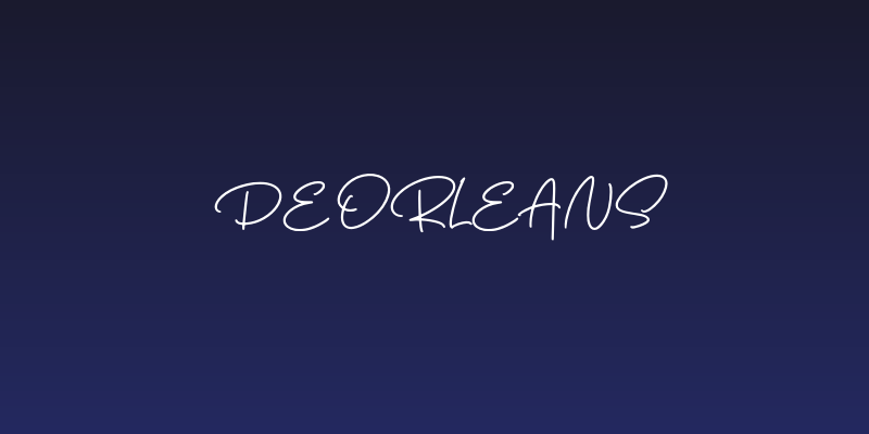 De Orleans Social Header