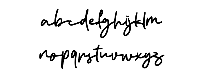 De Orleans Font LOWERCASE