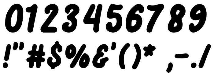 De Peown Font OTHER CHARS