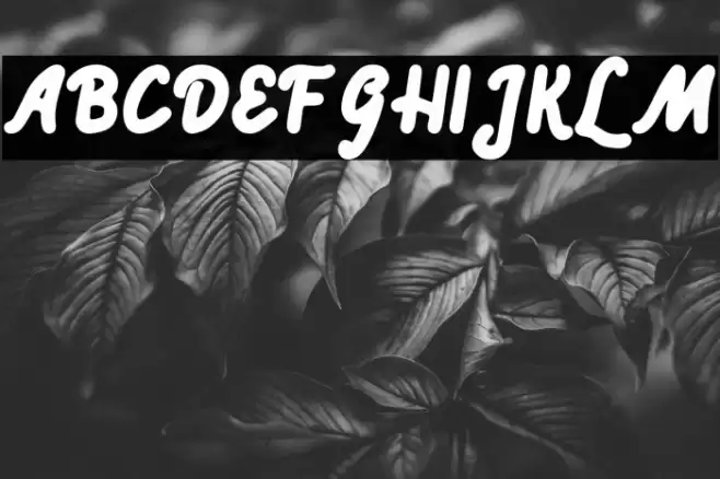 De Peown Font examples