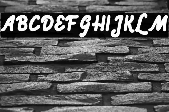 De Peown Font examples