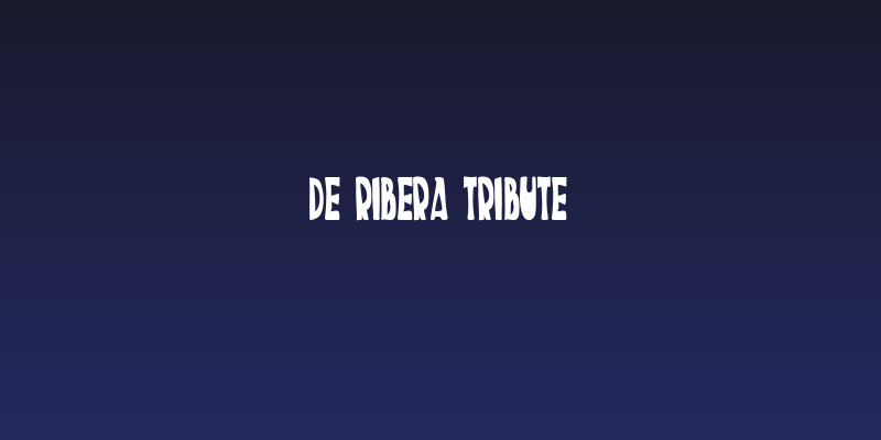 De Ribera Tribute Social Header