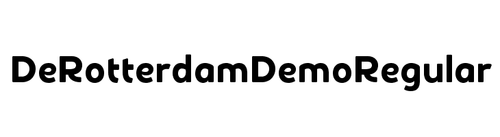 De Rotterdam Demo Regular  免费字体下载