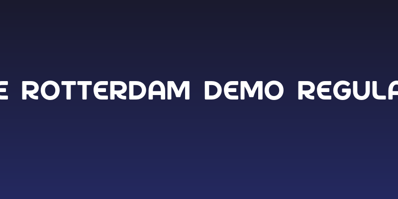 De Rotterdam Demo Regular Social Header