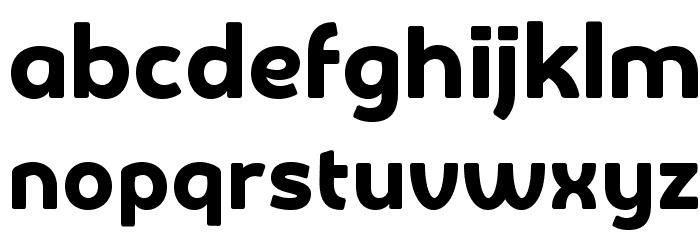 De Rotterdam Demo Regular Font LOWERCASE
