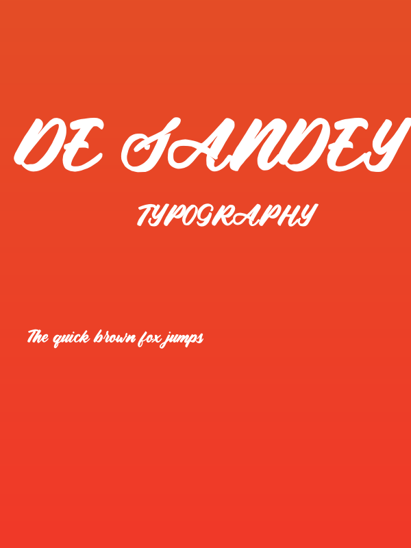 De Sandey Demo Reg Poster