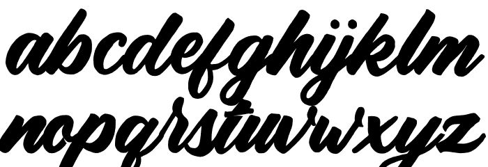 De Sandey Demo Reg Font LOWERCASE