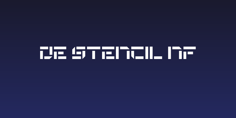 De Stencil NF Social Header