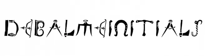 DeBalmeInitials  免费字体下载