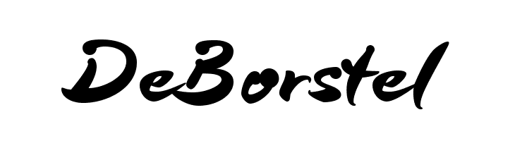 DeBorstel  Frei Schriftart Herunterladen
