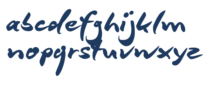 DeBorstelBrushReduced Lowercase