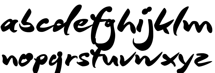 DeBorstel Font LOWERCASE