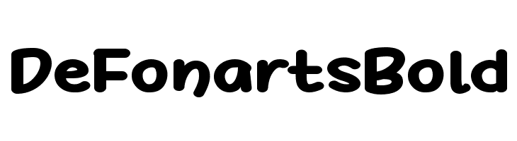 DeFonarts Bold  免费字体下载