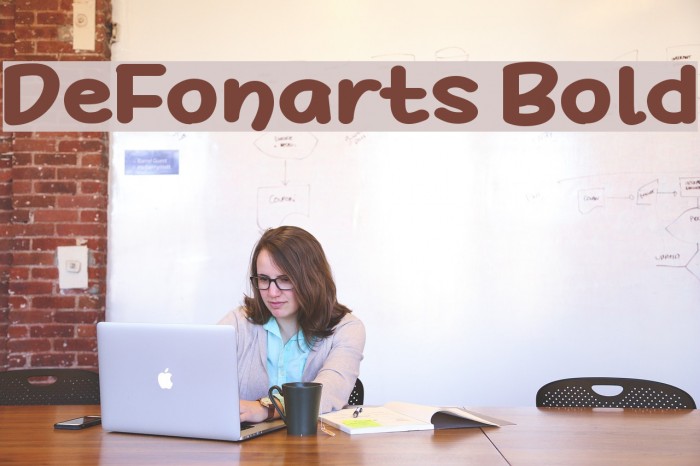 DeFonarts Bold Font examples