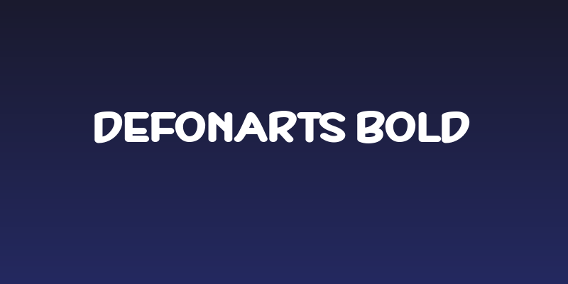 DeFonarts Bold Social Header