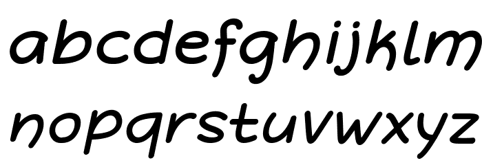 DeFonarts Italic Font LOWERCASE