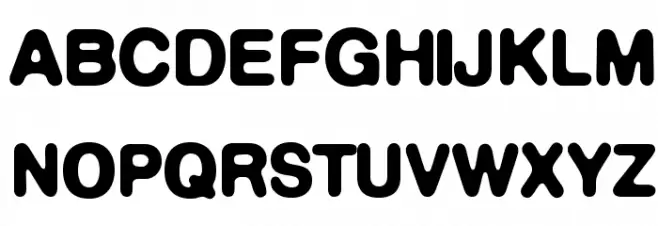 DeFonte-DemiGrasreduit Schriftart Groß