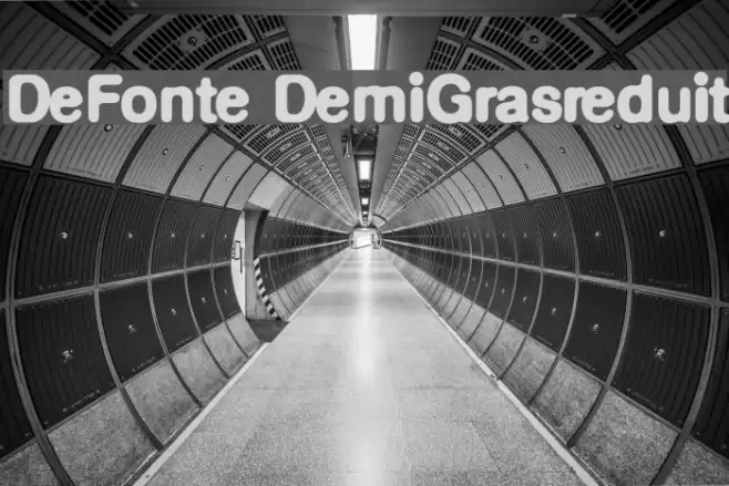 DeFonte-DemiGrasreduit Font examples