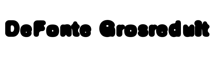 DeFonte-Grosreduit  font caratteri gratis