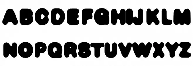 DeFonte-Grosreduit Schriftart Groß