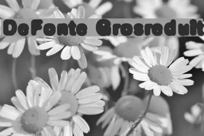 DeFonte-Grosreduit フォント examples
