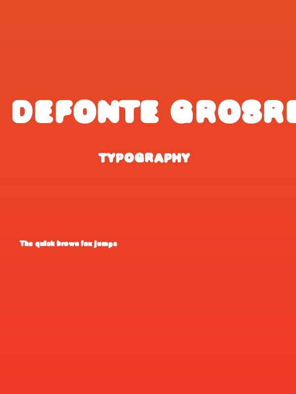 DeFonte-Grosreduit Poster