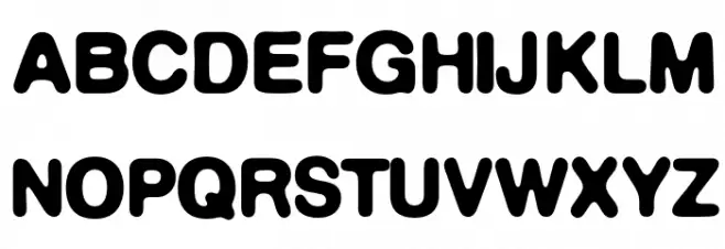 DeFonte Reduced DemiGras 字体 大写