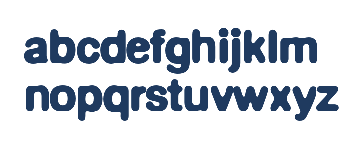 DeFonte Reduced DemiGras Lowercase