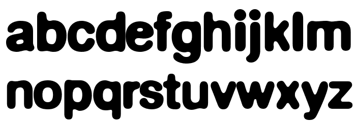 DeFonte Reduced DemiGras Font LOWERCASE