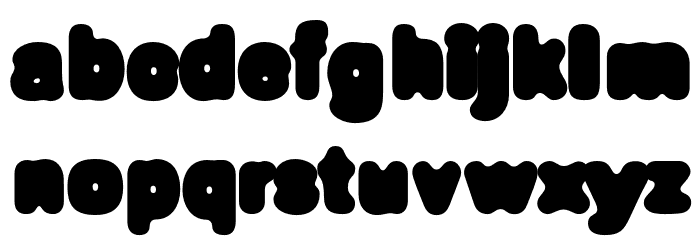 DeFonte Reduced Gros Font LOWERCASE