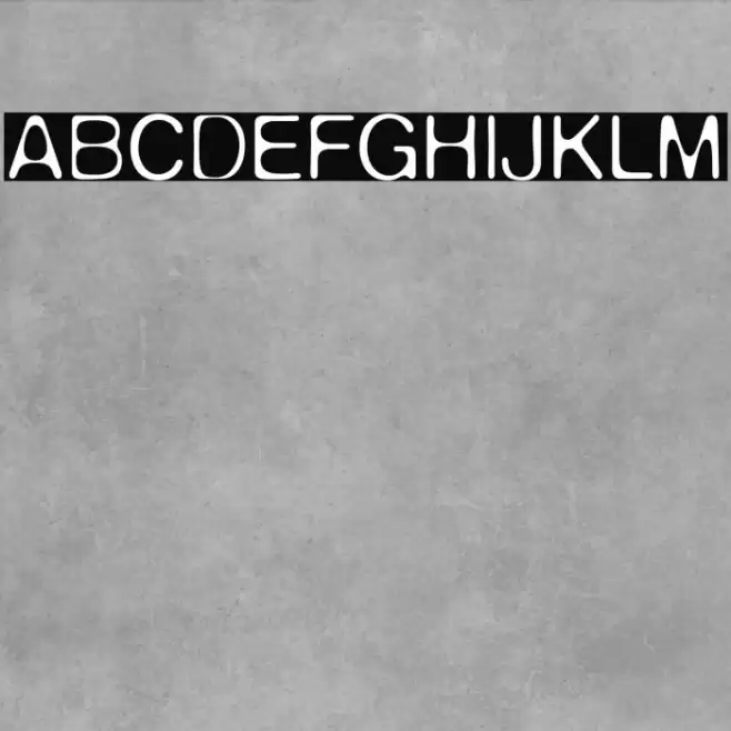 DeFonte Reduced Leger Font examples