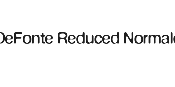 DeFonte Reduced Normale Logo