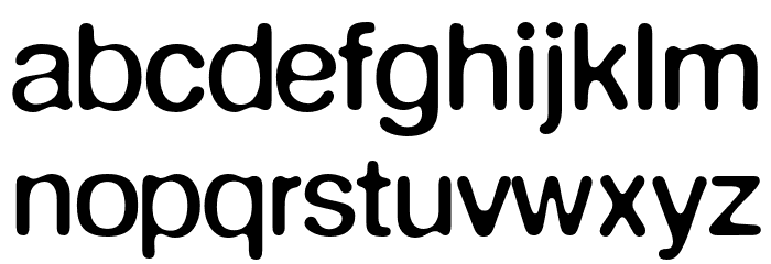 DeFonte Reduced Normale Font LOWERCASE