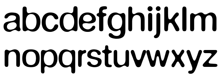 DeFonte Reduced Normale Font LOWERCASE