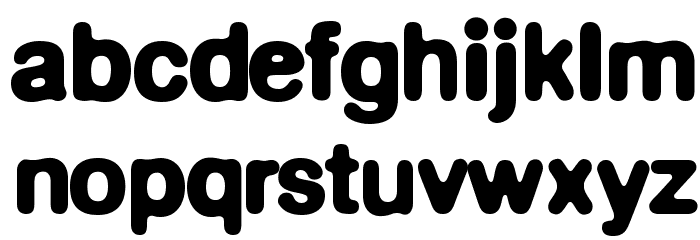 DeFonteDemiGras Font LOWERCASE