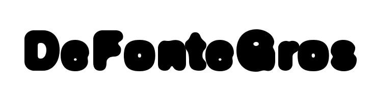 DeFonteGros Font