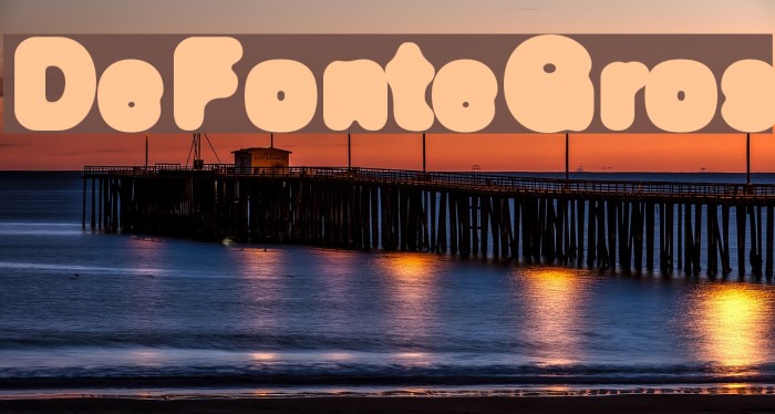 DeFonteGros Font examples