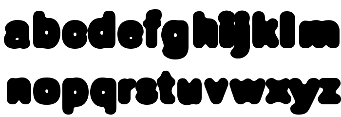 DeFonteGros Font LOWERCASE