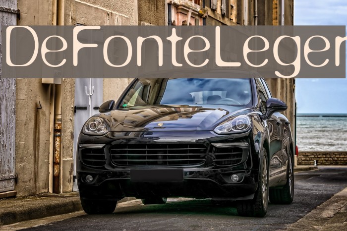 DeFonteLeger Font examples