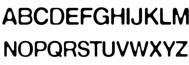 DeFonteNormale Schriftart Groß