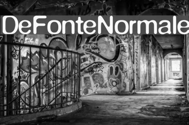 DeFonteNormale Schriftart examples