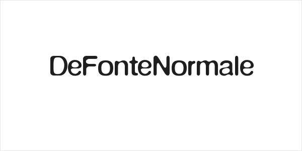 DeFonteNormale Logo