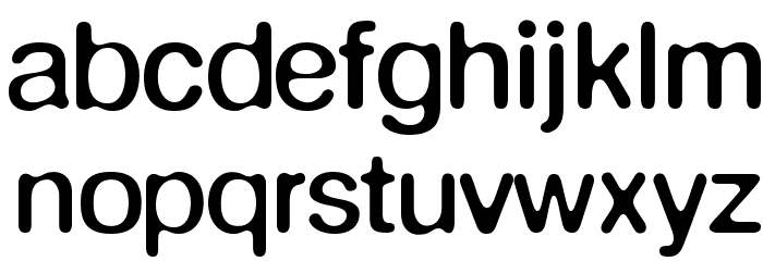 DeFonteNormale Font LOWERCASE